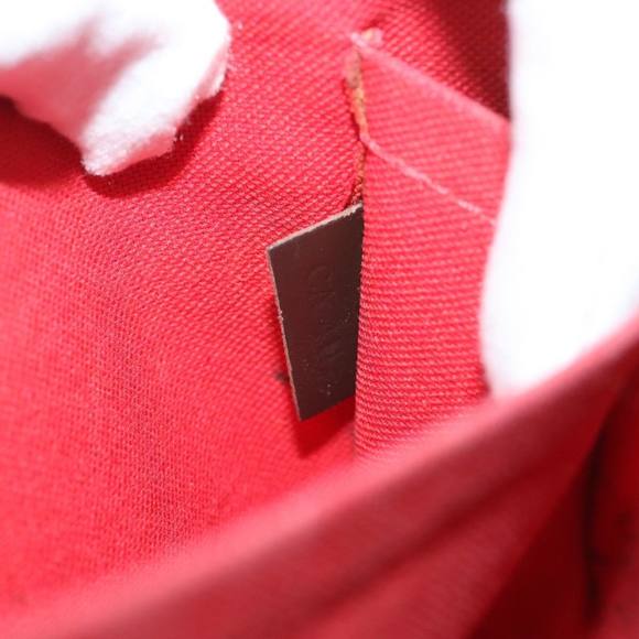 LOUIS VUITTON Damier Ebene Pochette Accessoires Pouch N41206 LV Auth 56891 - Picture 11 of 16